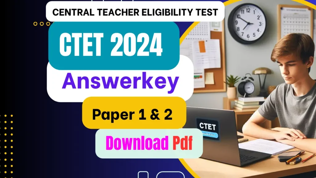CTET January 2024 answer Key download